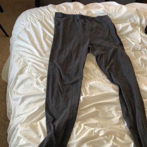 Gray leggings